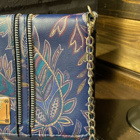 Nicole by Nicole Miller Wallet Convertible Clutch Crossbody Zipper Purse - Picture 4 of 11